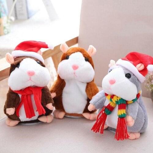 Hamster Parlante Talking Hamster Animal Toy Plush Toy Interactive Sound Record Plush Talking Hamster Stuffed Toys For Children