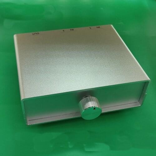 J27 multi-signal switcher, 2-channel or 3-channel stereo signal selector made by JENSEN pure silver wire