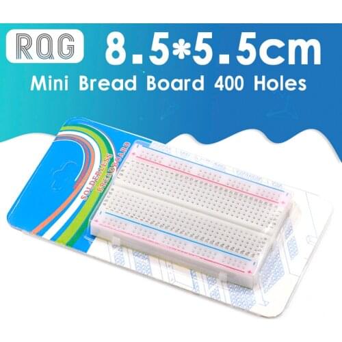 Quality mini bread board / breadboard 8.5CM x 5.5CM 400 holes