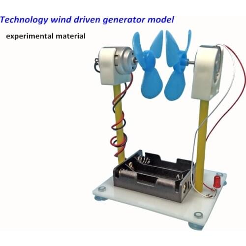 Technology DIY motor suit,wind driven generator model,Children diy experimental material motor