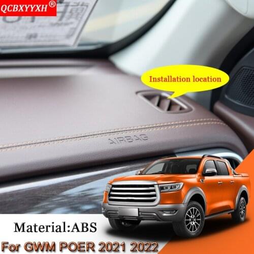 Car Styling Car Dashboard Air Conditioning Outlet Cover Sequins Stickers Automobiles Accessories For Great Wall POER 2021 2022