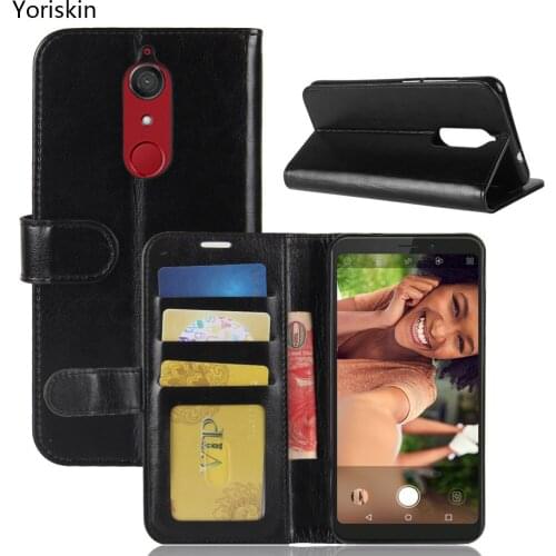 For Wiko View XL Magnetic Folio Wallet Leather Phone Case For Wiko View XL Carzy Horse Skin Cover Card Holster Bag Accessories