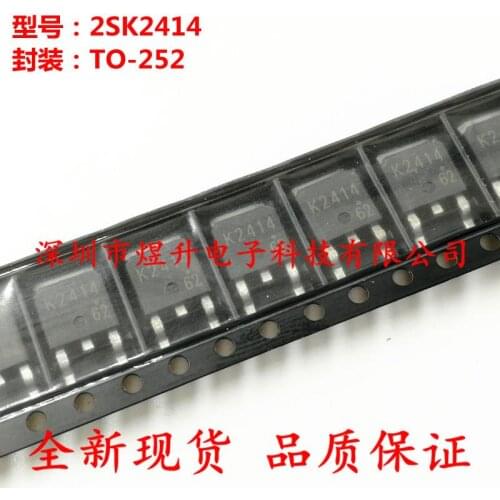 New 10pcs/lot 2SK2414 K2414 TO-252 N-MOS field effect tube 10A/60V SMD DPAK