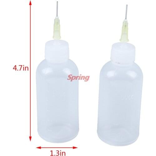 New 50 ML New Empty E-liquid Plastic Rosin Flux Alcohol Bottle For Dispenser Rosin Solder Flux Paste