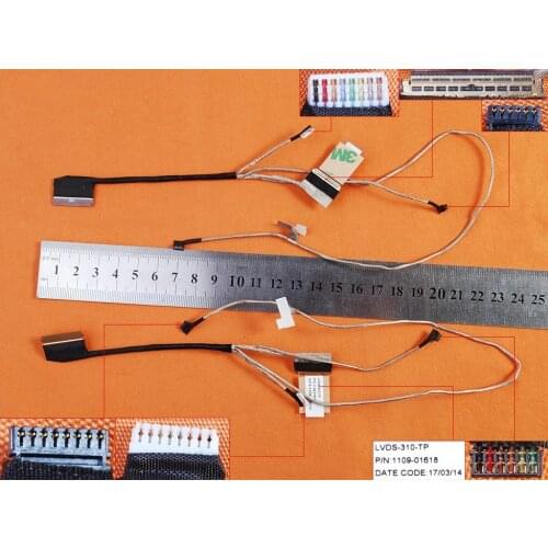 New Laptop Cable For Lenovo For IdeaPad Flex4-1130 80U3 Flex4 1130 PN: 1109-01618 Screen LVDS Connector