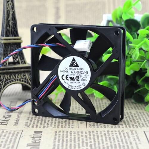 New original 8015 0.30A 8CM 12V AFB0812VHB CPU dual ball cooling fan
