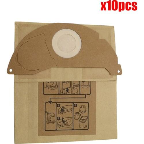 10pcs Vacuum cleaner bags paper dust bags replacement for Karcher A2000 2003 2004 2014 2024 2054 2064 2074 S2500 WD2200 2210