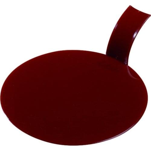 Promotion - Party Suppliers, Disposable Plastic Tableware, 80*80mm Coffee Mini Dessert Round Pastry Plate, 20/Pack