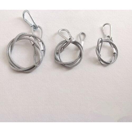 Sharelife 10pcs Stage Lighting Insurance Safety Rope Cast Aluminum Wire Rope Wear Resistant Par Lamp Moving Head Light Firmware