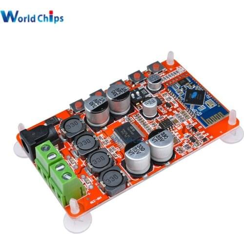 TDA7492P 50W+50W Wireless Bluetooth 4.0 Audio Receiver Digital Amplifier Board 2.1 Interface 8 ~ 25V DC Power Supply