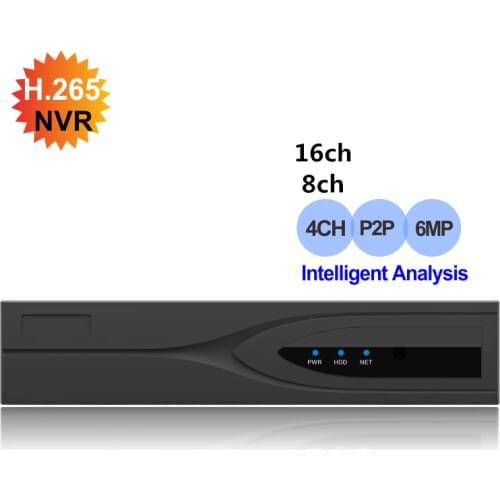 Smart Security 4CH 8CH 16CH 5MP 4MP 4K NVR HD IP 1080P H.265 CCTV Video Recorder onvif P2P withmotion detection Face detection