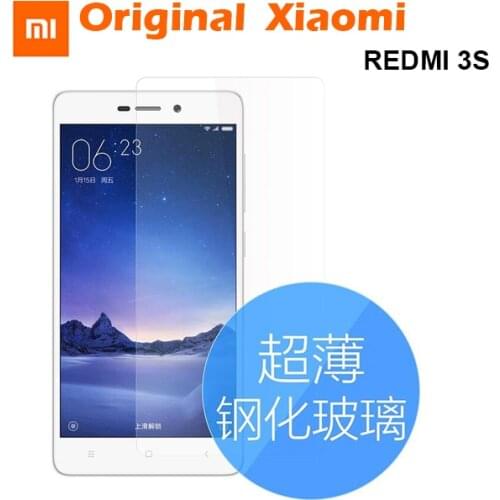 100% Original xiaomi Redmi 3 / 3s / 3Pro 3X protective Tempered glass film 2.5D 9H for xiaomi redm 3 pro screen protector