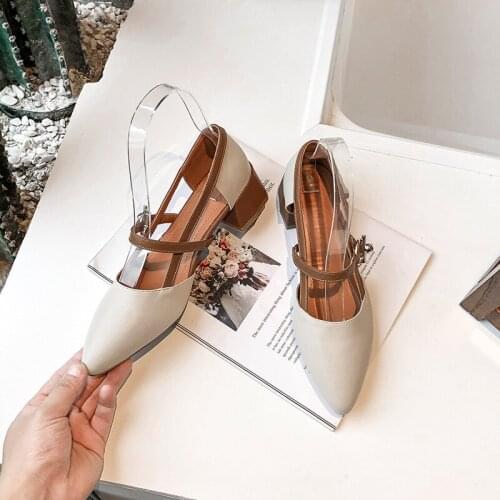 Single Shoes Womens Popular French Girls High Heels Women Heels Shoes Woman Sexy Heels Women Sandals Wear-Resisting