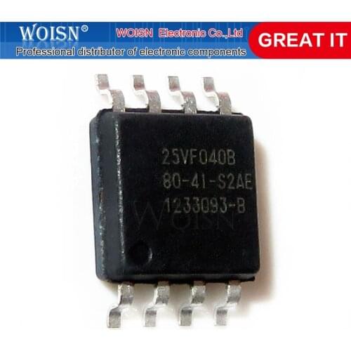 1pcs/lot SST25VF040B-50-4C-S2AF SST25VF040 25VF040B SOP-8 In Stock