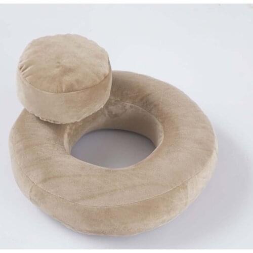 2 Pcs/Set Newborn Photography Props Pillows Baby Posing Round Mat Cushion Infant Photo Shooting Assistfor Fotografia