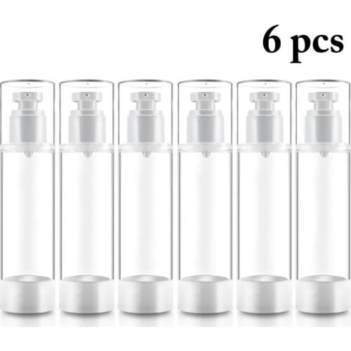 6PCS Clear Empty Mist Spray Bottle 2.7oz Multiuse Transparent Portable Travel Mist Bottle ABS Plastic Water Sprayer for Travel