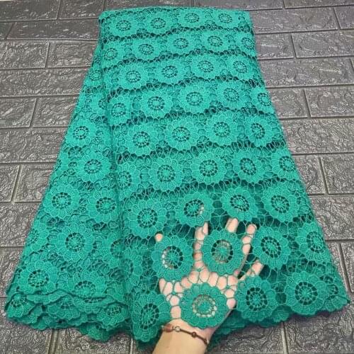 African Cord Guipure Lace Fabric 2020 High Quality Water Soluble Cord Guipure Lace Fabric For Wedding Party Cord Lace Fabric