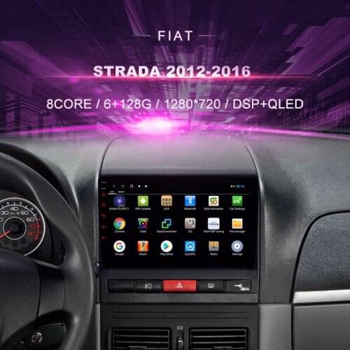 Car DVD For Fiat Strada 2012-2016 Car Radio Multimedia Video Player Navigation GPS Android10.0 Double Din