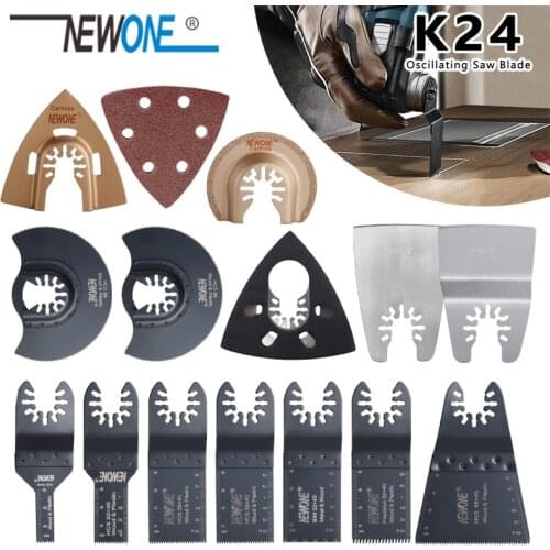 24pcs Quick Release Oscillating Tool Saw Blade Quick Change Multi-Tools Tile/Wood/PVC/Bone Ceramics Cutting Power tool Blades