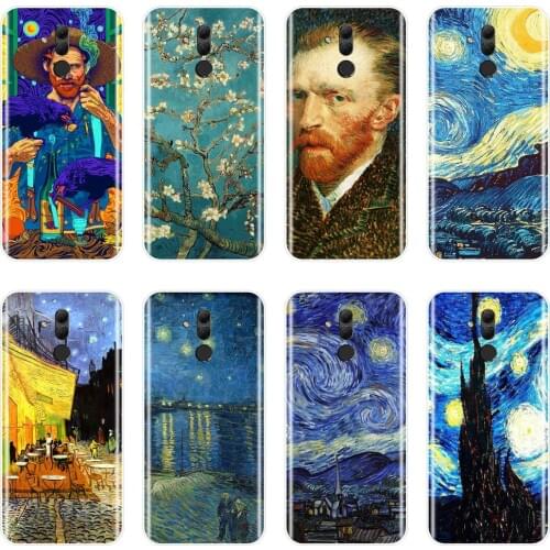Van Gogh Painting Phone Case For Huawei Mate 9 10 20 Lite Soft Silicone Back Cover For Huawei Mate 7 8 9 10 20 Pro Case