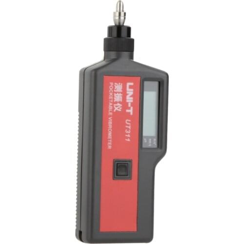 UNI-T UT311 Digital Vibration Testers Vibration Acceleration Velocity Displacement Measurement 1999 LCD Display
