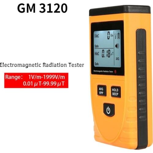 GM3120 LCD Electromagnetic Radiation Detector Tester Radiation Meter Dosimeter Counter Measurement for Computer Mobile Phone