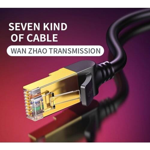 3M/9.8FT Ethernet Cable Cat7 RJ45 Lan Cable STP Network Internet Patch Cord Cable for PC Router/Flat Laptop Cable Ethernet 10Gbs