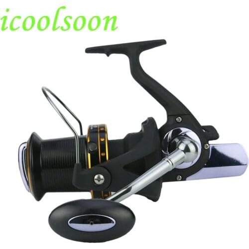 ICOOLSOON Guide rod structure far cast wheel large 14-BB spinning fishing wheel reel sea saltwater Pre-Loading