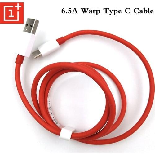 OnePlus 9 8 Pro Warp Cable 100CM USB 3.1 Type C Quick Fast Charging Cable 6.5A For One Plus 1+ 9R Nord N100 N10 5G 7 7T 8T 9Pro
