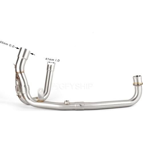 Motorcycle Exhaust Catalyst Delete Header Pipe Cat Eliminator For Ducati Hypermotard 796 2009 2010 2011 2012 Escape Decat Pipe