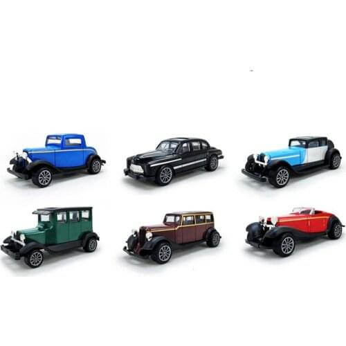 Old Car Classic Car Model Childrens Toy Alloy Car toy Car pocket toy Boys Early Alloy Furnishing Articles Toys 2021