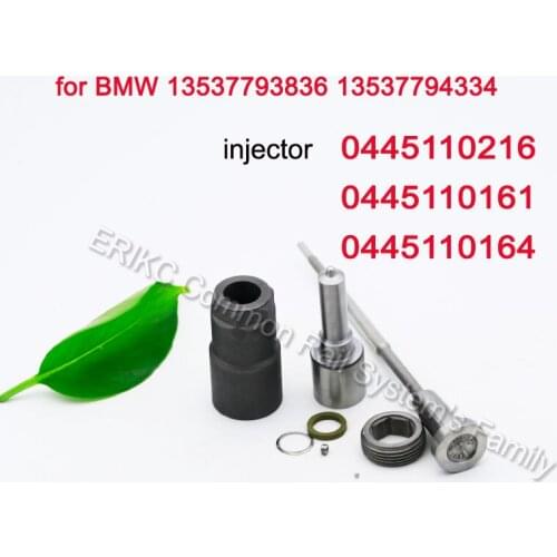 0445110164 0445110216 0445110161 Auto Injector Repair Kits Nozzle DLLA160P1308 Valve F00VC01331 for BMW 13537793836 13537794334