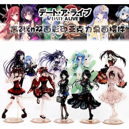 Japanese anime figure Anime Acrylic Stand Model Toys Action Figure Pendant toy gift 21cm DATE A LIVE Tokisaki Kurumi