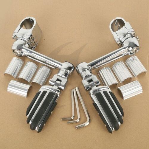 Motorcycle Adjustable Front Pegs FootPegs Footrest For Honda Goldwing GL1800 22mm 30mm 35mm