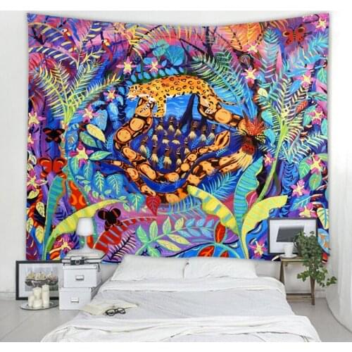 Sprookjeswereld Tapijt Muur Opknoping Hekserij Wandtapijten Hippie Dorm Decor Psychedelische Tapestry Decoration Mural Tapiz