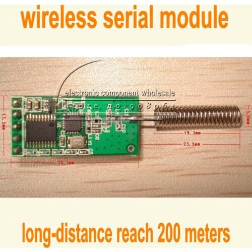 Wholesale HC-11 HC 11 wireless serial module 433MHZ 3.3-5V with cc1101 Serial port and long-distance reach 200 meters