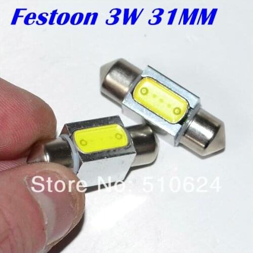 Wholesale festoon led 31mm High Power 3W LED Festoon 31mm led Dome Light Bulb reading Lamp door light license plate light
