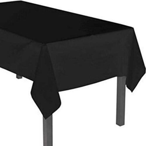 Plastic Disposable Tablecloth Rectangle Table Cover adult Birthday Party Baby Shower wedding christmas new year table Decoration