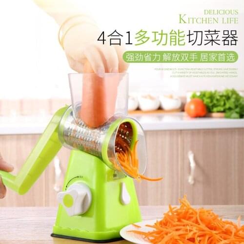 Hand Drum Rotary Vegetable Cutter Multifunctional Vegetable Cutter Potato Slice Vegetable Cutter Kitchen Accessories