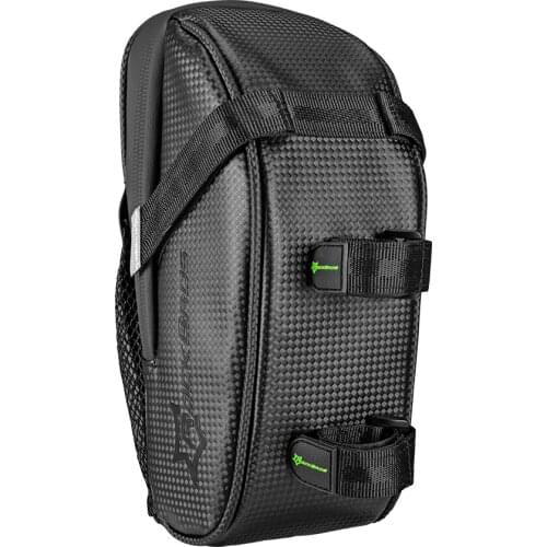 ROCKBROS Outdoor Cycling Mountain Bike Back Seat Tail Pouch Package Bicycle Bike Rear Bag Rainproof Nylon Bike Saddle Tube Bag