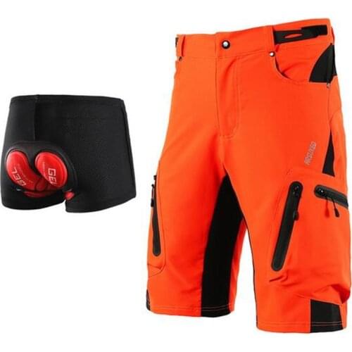 Summer Motorcycle Pants Mens Cycling Shorts Mountain Bike Downhill Motorcycle Shorts Loose Outdoor Sports Riding Bicycle Shorts