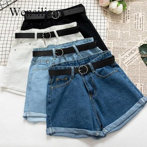 Женские джинсовые шорты Wensilian China At AliExpress