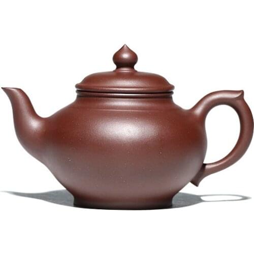 Yixing purple clay teapot pure handmade raw ore purple clay tea teapot 300CC