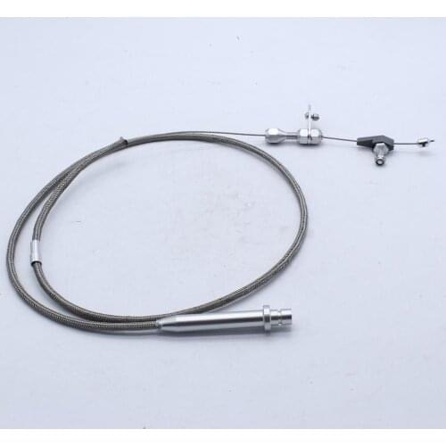 1 Pack TH-350 Stainless Braided Cable Accelerator for Chevy Trans TH350 Car