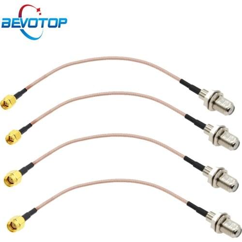 100pcs/lot SMA Male to F Female Connector RG316 Pigtail Cable WIFI Antenna Router Extension Cable SMA F Cable RF Coaxial Jumper