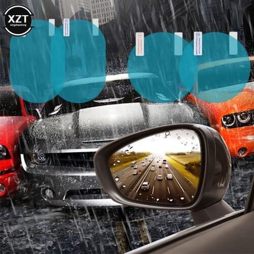 2 Pcs Car Rainproof Film Car Car Rearview Mirror protective Rain proof Anti fog Waterproof Film Membrane Car Sticker Accessories