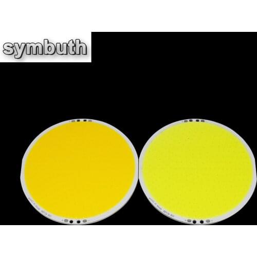 5PCS/lot Bulk Sale DC 12V 108mm Round Shape50W Big Power COB LED Panel Light Source Chip Warm Cold White for DIY Outdoor Lamp