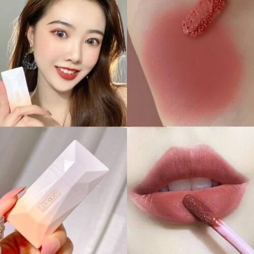 WODWOD Velvet Lipstick Matte Texture Lip Gloss Waterproof Sweat-proof Long Lasting Colorful Lip Glaze Sexy Red Lip Makeup TSLM2