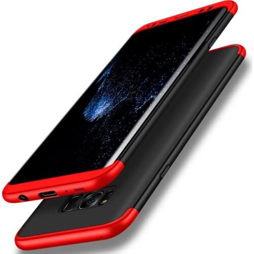 For Samsung S8 Plus G955F Case 360 Degree Full Body Protected Hard Cover for Samsung Galaxy S8 S8Plus G950F Matte Phone Case