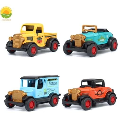 Children Classic Alloy Pull Back Car 3 Year Kid Educational City Trucks 1:32 Simulation Model Game Toys for Boys Gifts